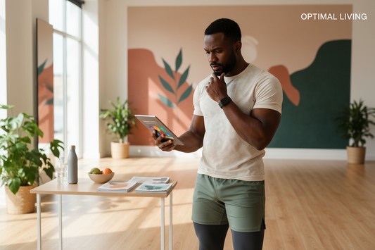 MALE READY TO JOIN A FITNESS PROGRAM DECIDING ON BEST OPTIONS