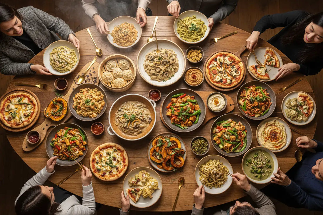 DELISH NUTRITIONALLY BALANCED VEGAN BUFFET