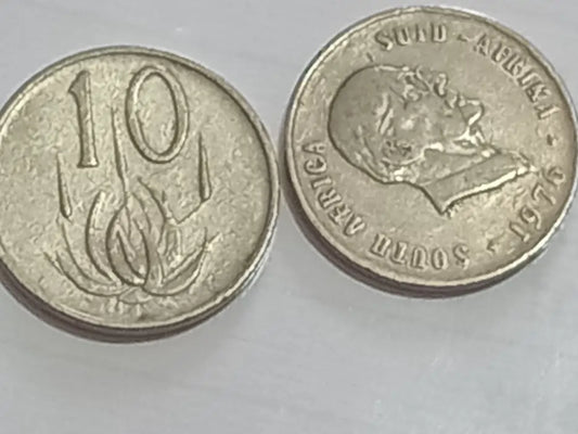 TWO 1982 10 Cent COINS 