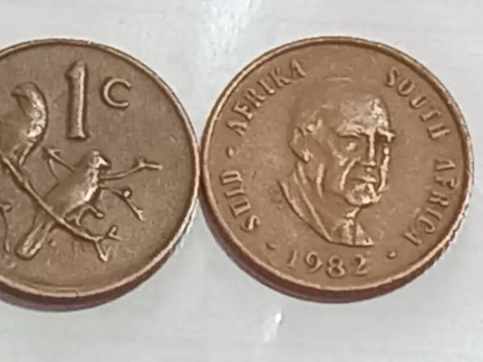 dual sides of 1982 - 1 Cent Presidential series