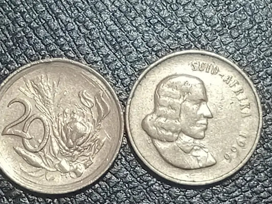 rare 1966 20 cent coins: presidential obverse