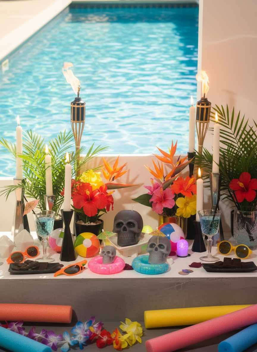 SKULL CANDLES - Vanilla Beeswax for Transformation & Celebration