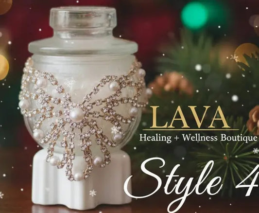 Luxury Jar: Pearl and Cubic - S4
