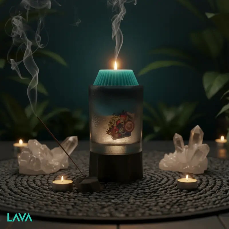 LAVA Avengers-candle in zen mode