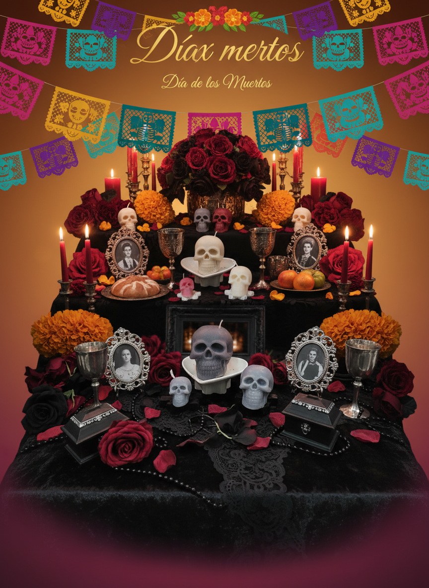 Día de los Muertos Banner