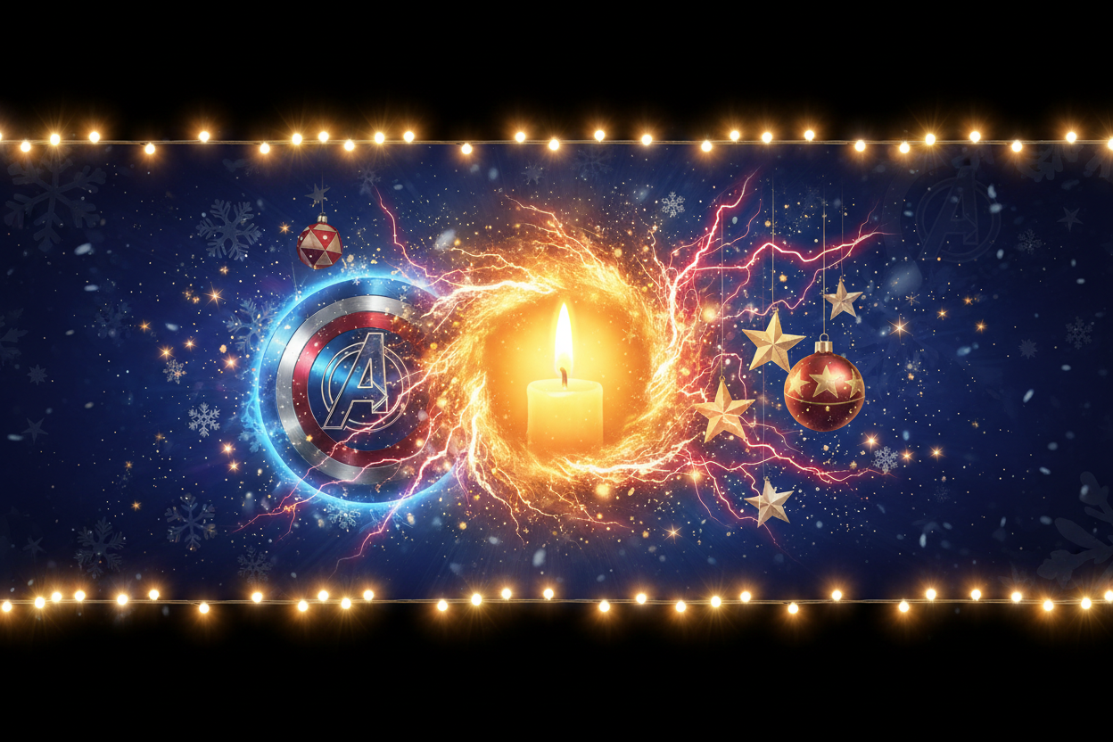 Epic Avengers Candle Banner - No Text