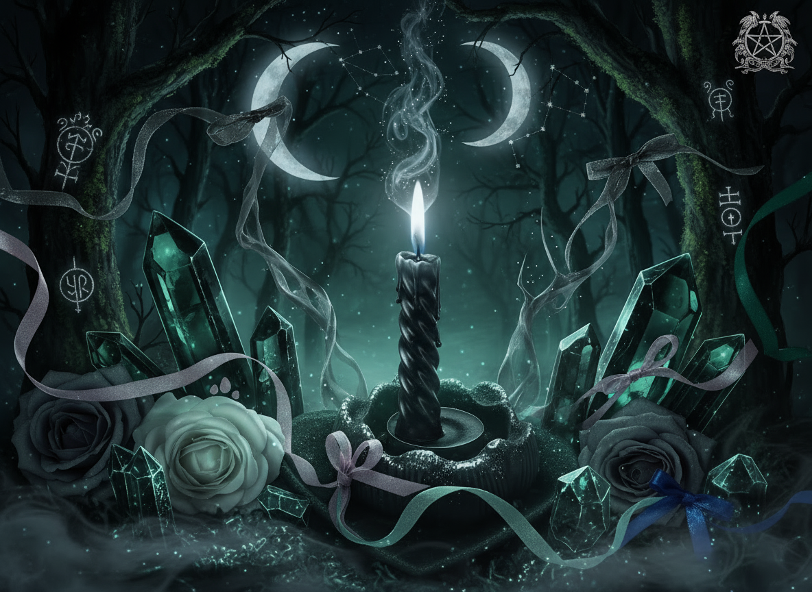 Mystical Occult Gothic Banner