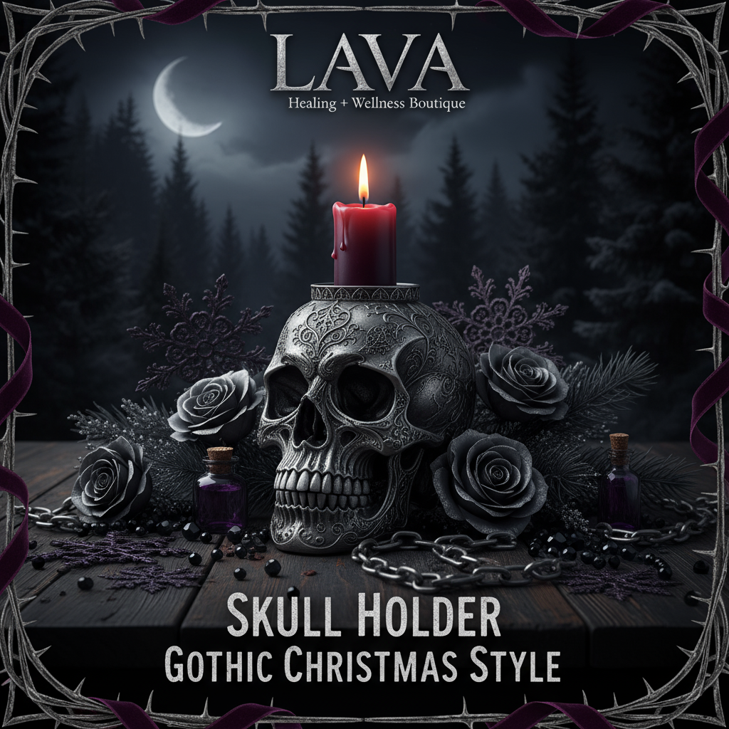 Skull Holder Christmas Banner