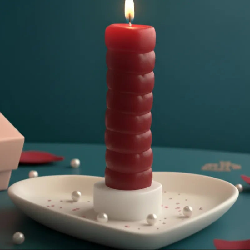 red color candle