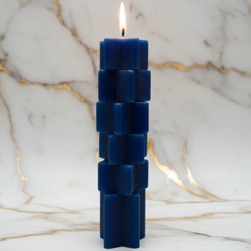 Blue candle